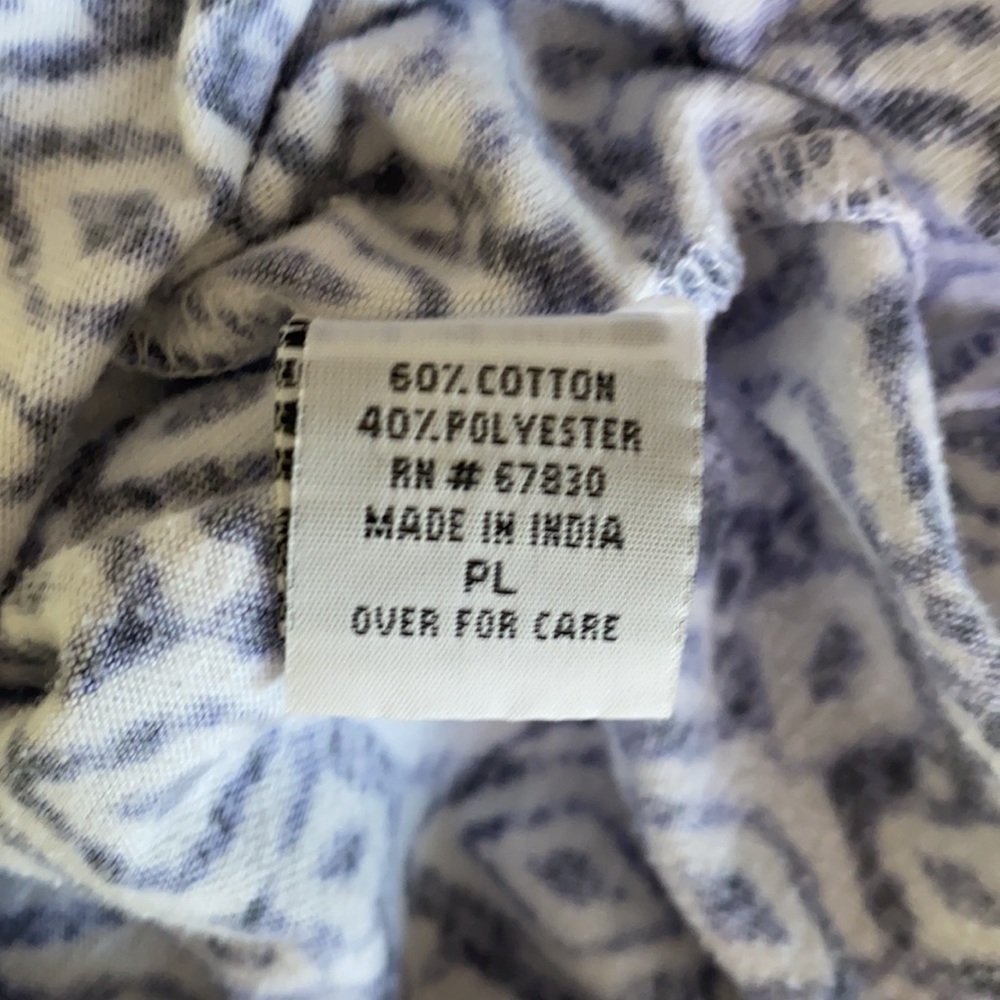 Petite large patterned blouse - Picture 7 of 9